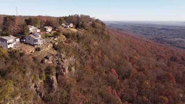 Signal Hill (Seinheuwel) With forest In Background In Cape Town From signal Mountain In USA. - aeria alt