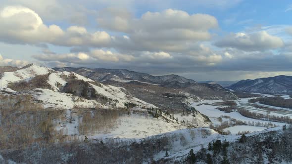 Springtime Landscape With Blue Sky alt