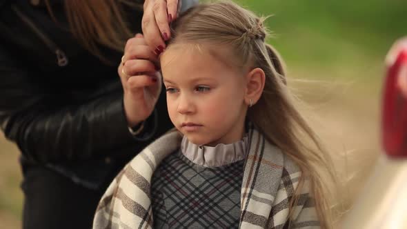 Little Girl Braids Pigtails