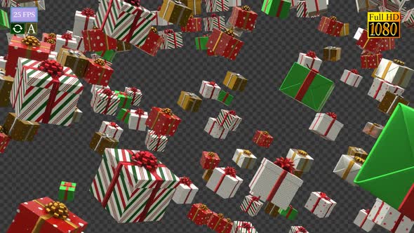 Gift Box Animation A1 Loop HD