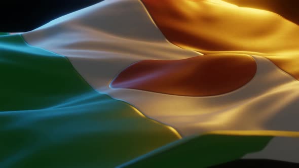 Niger - Stylized Flag alt