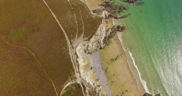 Aerial, Coast Of The Normandie.  alt