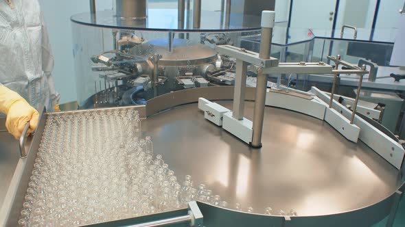 Pharmaceutical Production Line for the Production of Vaccines and Medical Drugs Against Viruses and alt