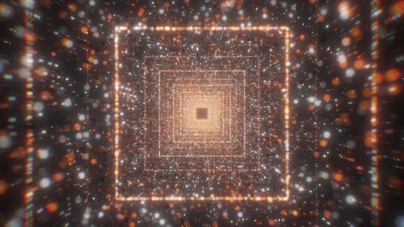 Square Tunnel with Sequins alt