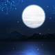 Full Moon Landscape Loop - VideoHive Item for Sale