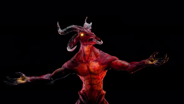 Goat Demon Baphomet VJ Loop alt