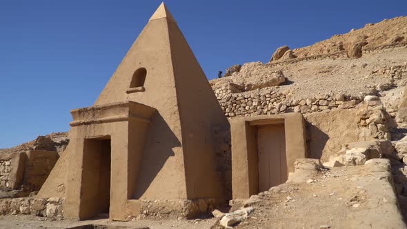 Luxor Egypt Deir elMedinais an Ancient Egyptian Village Which alt
