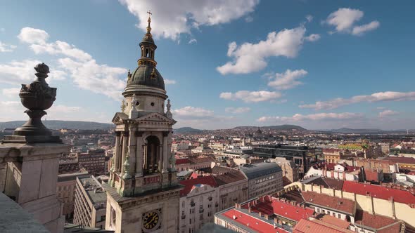 Timelapse of Budapest during the day
