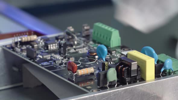 Placement of Components on the Soldering Board