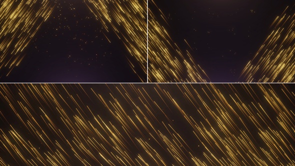 Gold Line Particles Pack