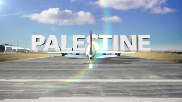 Commercial Airplane Landing Country   Palestine