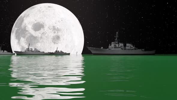 Warship Fleet  And Night Wars