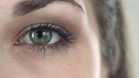 Green Eye of a Woman