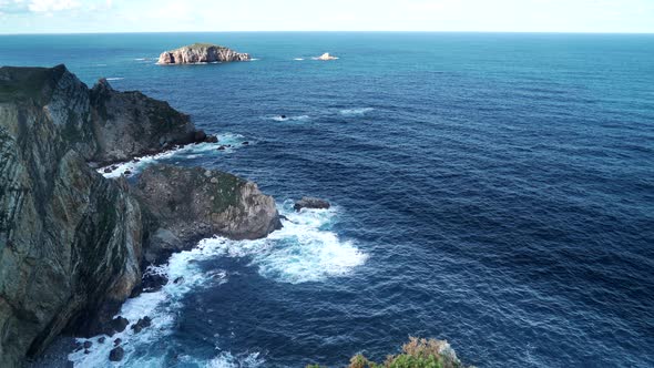 Coast at Cabo de Penas in Asturias, Spain