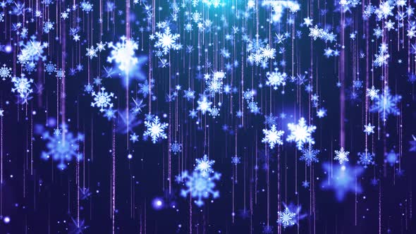 Christmas Dream Snowflakes Fall