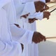 Traditional Emirati Male Dance UAE Heritage Hands in Frame - VideoHive Item for Sale