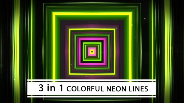 Colorful Neon Lines