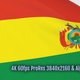 Bolivia waving flag transition 4k and 1080 HD footage with alpha channel - VideoHive Item for Sale