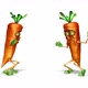 Two Carrots - Looped Dance on White Background - VideoHive Item for Sale