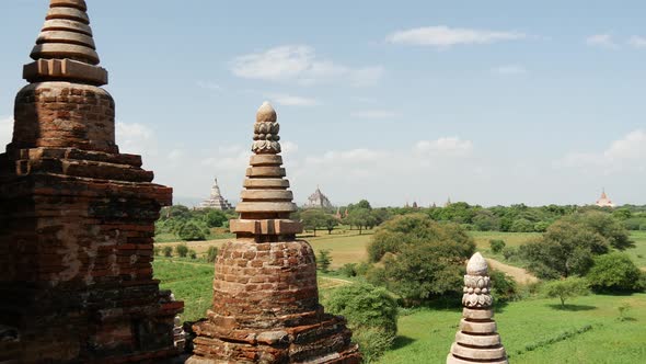 Pan from a Pagoda in Bagan, Myanmar alt