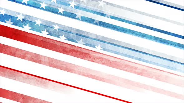Grunge Concept USA Flag