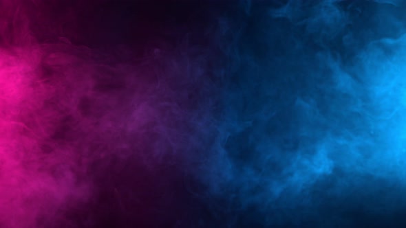 Slow Motion Shot of Modern Neon Smoke Abstract Background alt