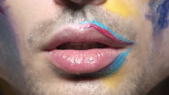 Male Lips Close Up alt