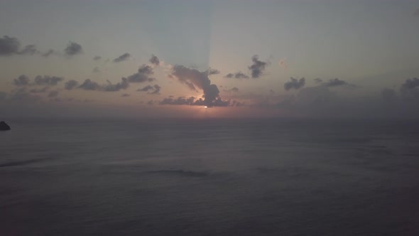 Sea Sunset Drone