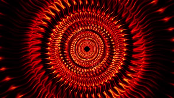 Abstract Organic Metal Fire Tunnel Loop 4K 01 alt