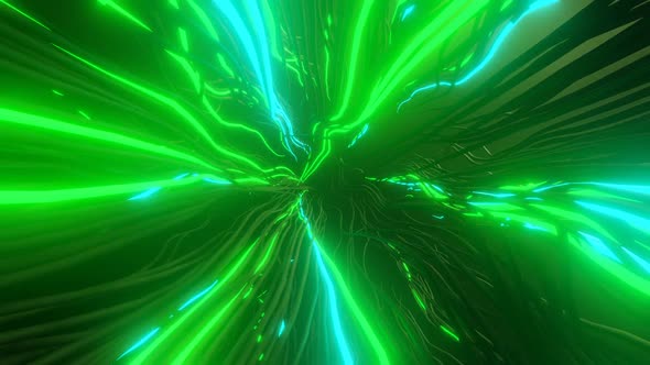 Abstract Neon Glowing Lines Looped 01 alt