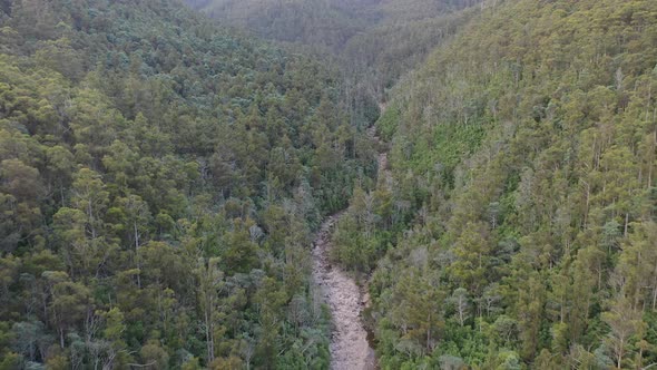 North West Bay River, Neika, Tasmania, Australia Aerial Drone 4K