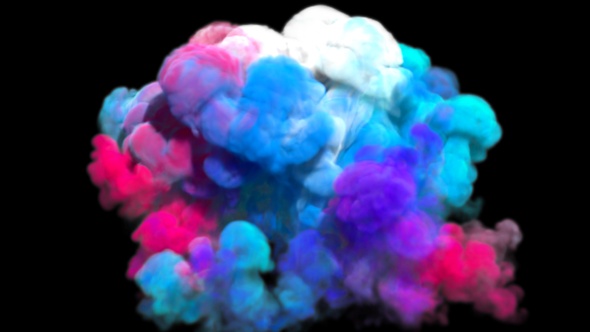 Colorful Smoke Explosion 02