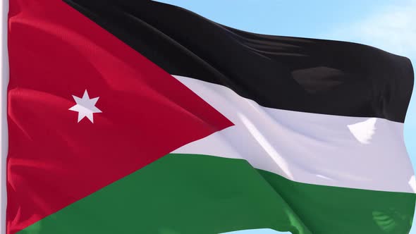 Jordan Flag Looping Background