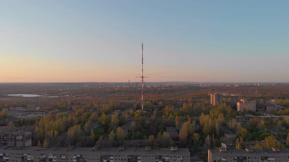 TV Tower Evening Sunset alt