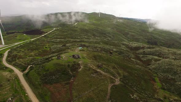 Alternative Energy Wind Power Turbines Station alt