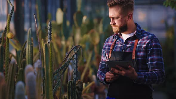 Concentrated Charismatic Gardener Man Make Some alt