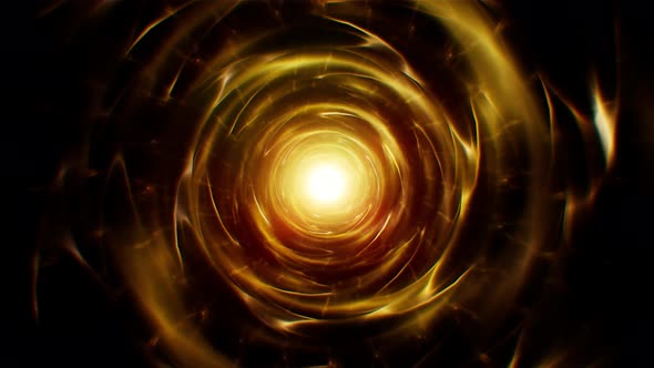 Abstract Gold Energy Effect Loop 4K, Motion Graphics | VideoHive