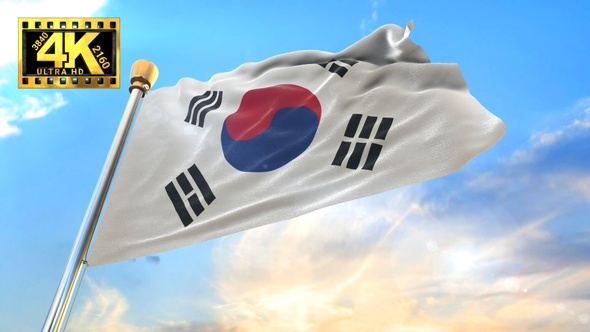 Korea South flag