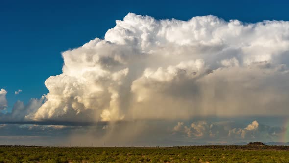 Supercell Thunderstorm over the Arizona Desert