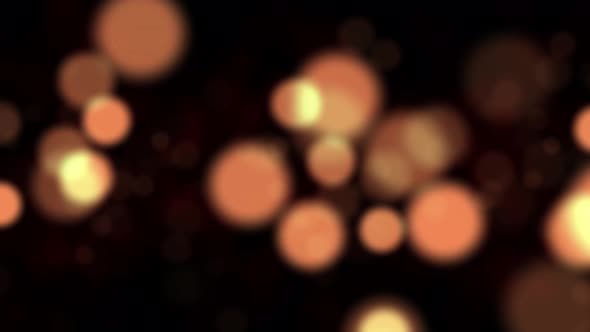 Red Bokeh Lights Particles