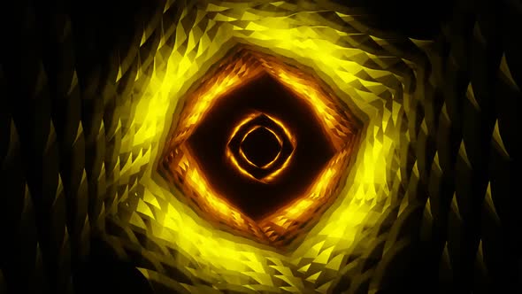 Gold yellow flashing motion graphic