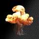 Small Puffy Explosion on Transparent Background - VideoHive Item for Sale
