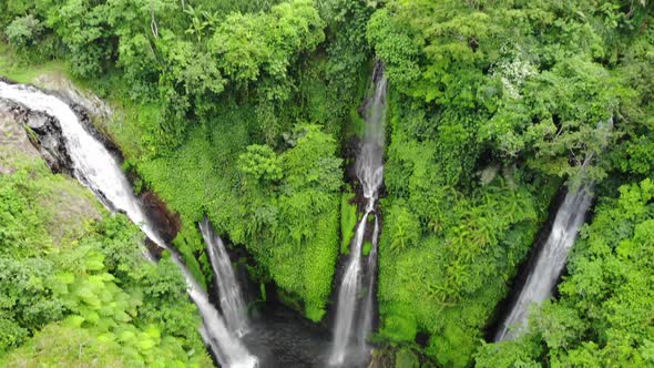 Sekumpul Waterfall in Bali, Indonesia