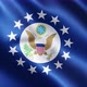 Flag of US Ambassador | UHD | 60fps - VideoHive Item for Sale