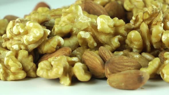 Walnuts And Almonds Are Rotating  alt