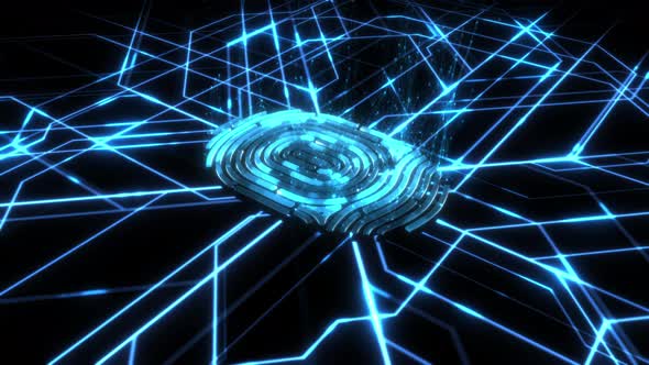4K Fingerprint Scan On Circuite In Cyber Space 1