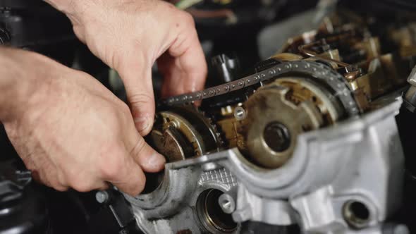 Car Master Repairs Car Engine