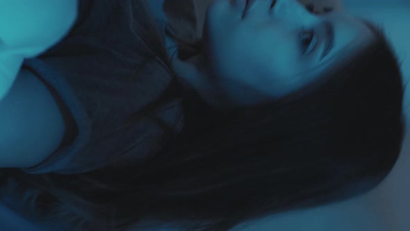 Bed Nightmare Sleep Disorder Bad Dream Vertical alt