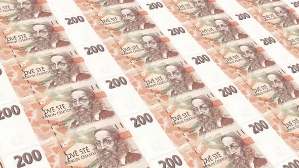 Czechia Money / 200 Czech Koruna 4K alt