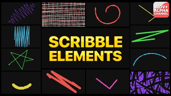 Scribble Elements | Motion Graphics